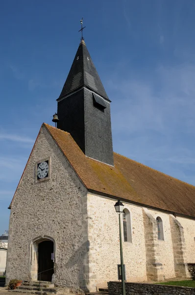 Stary kościół behoust w les yvelines — Zdjęcie stockowe