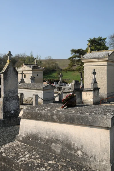 France, the cemetery of Condecourt in Val d Oise — Stock Photo, Image