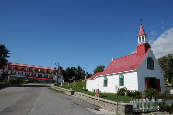 Квебек, історичні капели Tadoussac — стокове фото