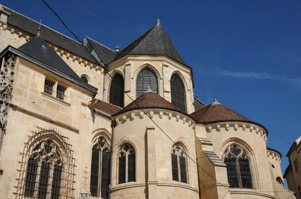 France, cathedral Saint Maclou in Pontoise — Stock Photo, Image