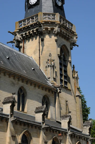 A igreja de Vigny em Val d Oise — Fotografia de Stock
