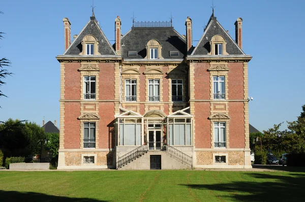 Francia, el ayuntamiento de Ecquevilly — Foto de Stock