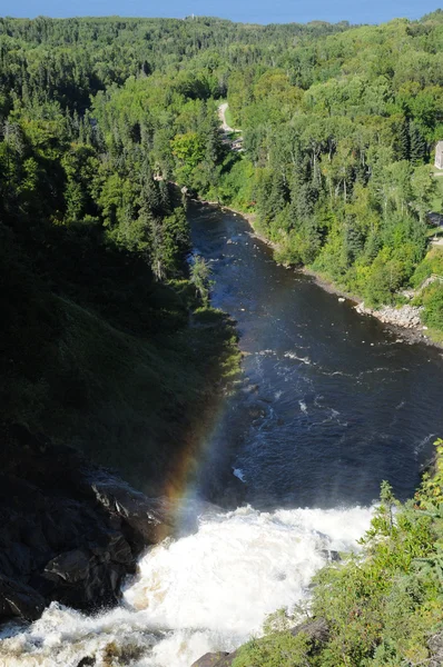 Quebec, la cascada de Val Jalbert —  Fotos de Stock