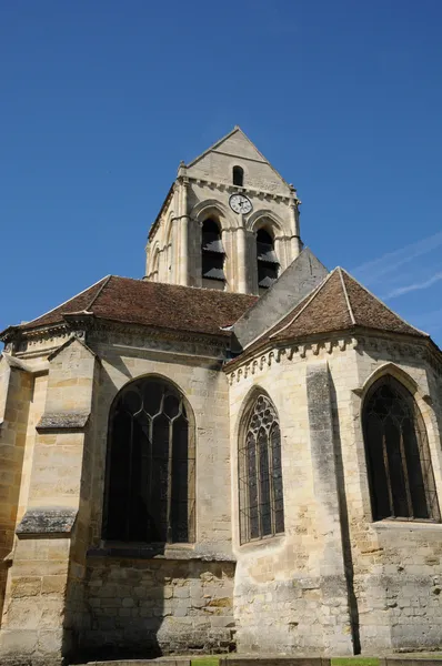 Francia, la chiesa di Auvers sur Oise — Foto Stock