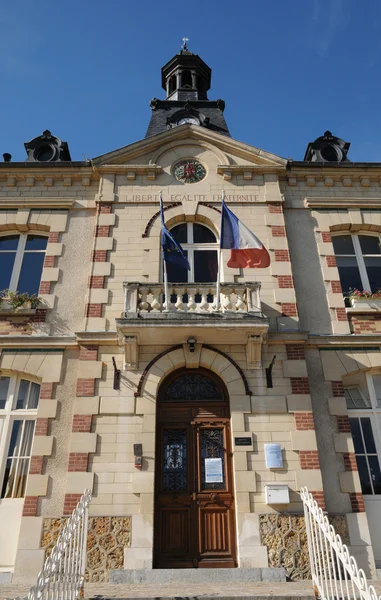 França, Câmara Municipal de Jouy Le Moutier — Fotografia de Stock