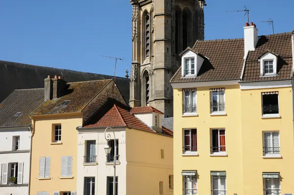 De stad van pontoise in val d oise — Stockfoto