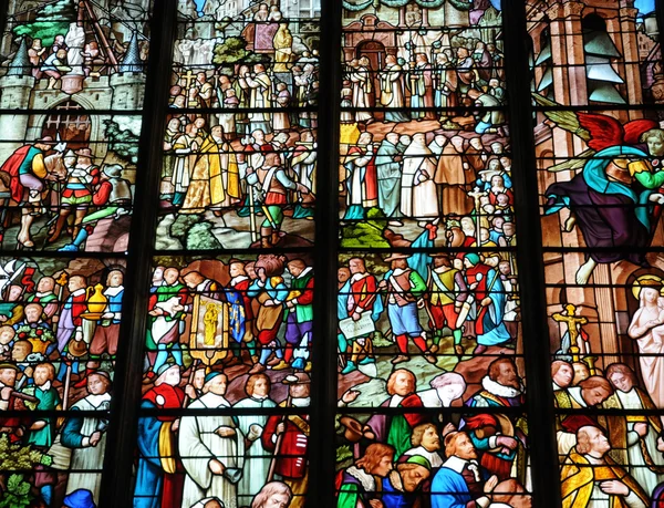 France, cathedral Saint Maclou in Pontoise — Stock Photo, Image