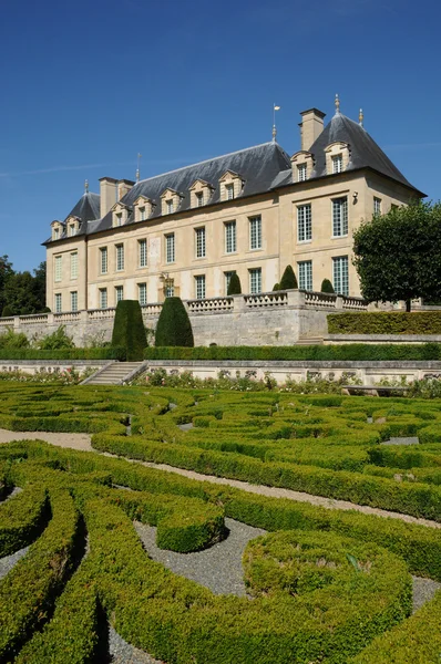 França, o castelo de Auvers sur Oise — Fotografia de Stock