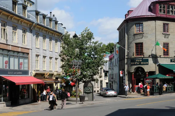 A histórica cidade velha de Quebec — Fotografia de Stock