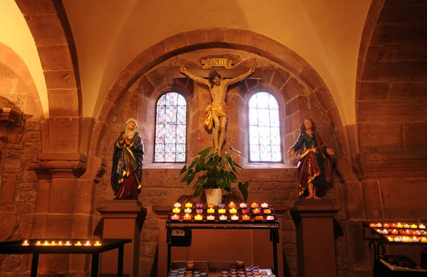 Франція, монастир Мон Сент Odile у провінції Alsace — стокове фото