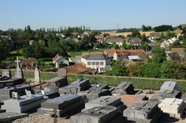 Yvelines, a Jumeauville temető — Stock Fotó