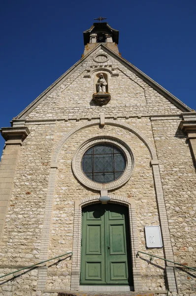 Yvelines, the church of Rosay — 스톡 사진