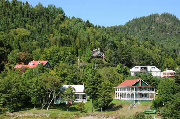 Quebec, vesnici sainte růže du nord — Stock fotografie