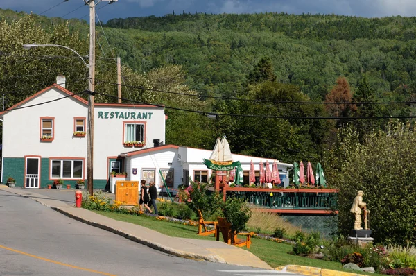 Quebec, il pittoresco villaggio di Tadoussac — Foto Stock