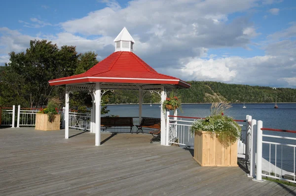 Quebec, the picturesque village of Tadoussac — Stock Photo, Image