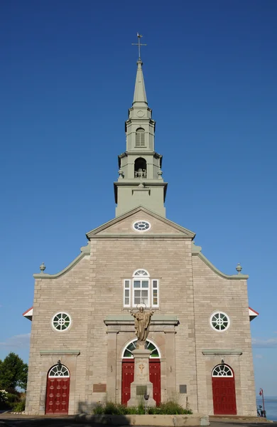 Quebec, the historical church of Saint Jean — Stock Photo, Image