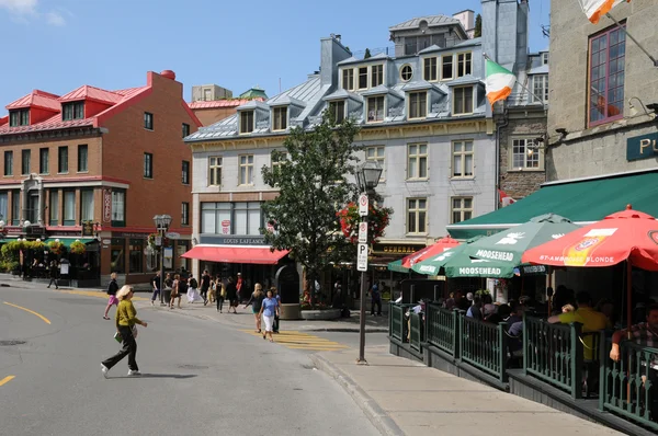 A histórica cidade velha de Quebec — Fotografia de Stock