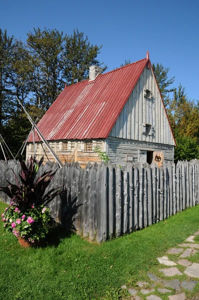 Quebec, Poste de Traite Chauvin Tadoussac — Stock Photo, Image