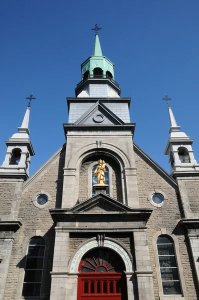 The chapel Notre Dame de Bon Secours in Montreal — Stock Photo, Image