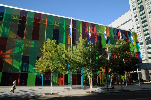 Quebec, the Congress Palace of Montreal — Stock Photo, Image