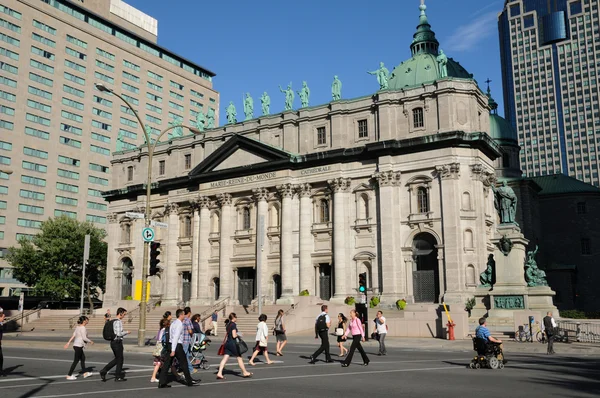 A catedral de Montreal — Fotografia de Stock