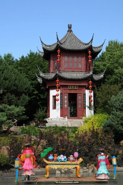 Jardin chinois dans le Jardin botanique de Montréal — Photo