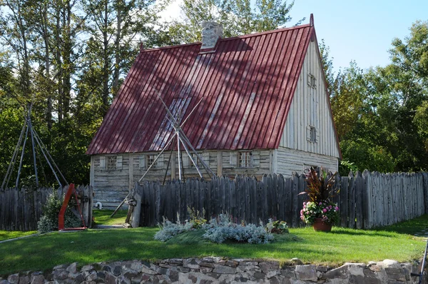 Quebec, Poste de Traite Chauvin Tadoussac — Stock Photo, Image