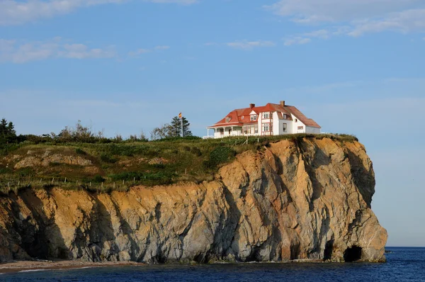 Quebec, the coast of Perce in Gaspesie — Stock Photo, Image