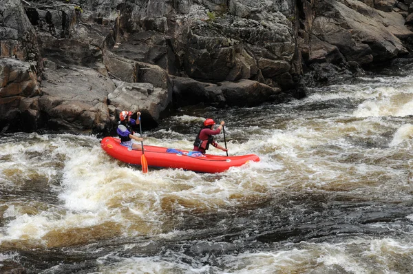 Kanada, kayaker w parc du trou de la opłaty w desbiens — Zdjęcie stockowe