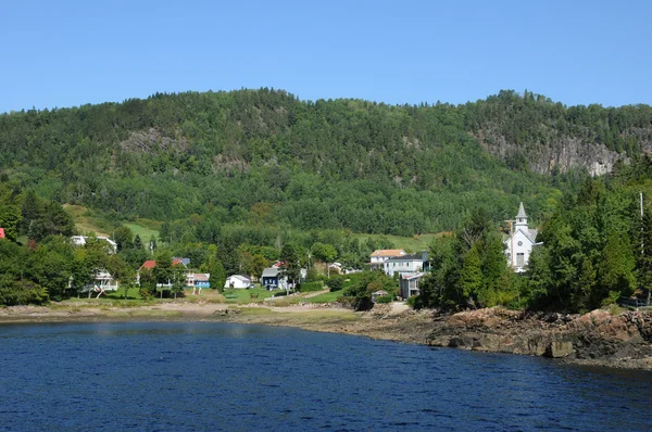 Quebec, il villaggio di Sainte Rose du Nord — Foto Stock