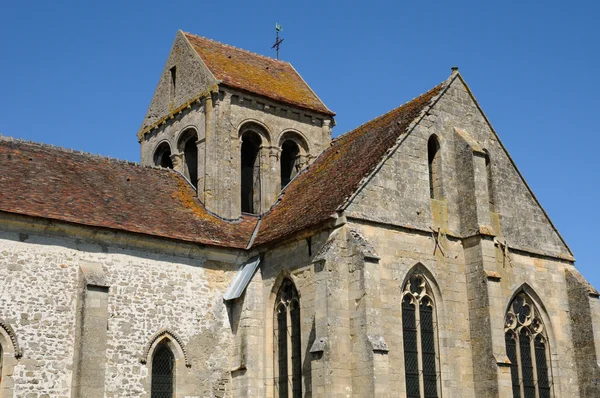 Frankrike, den gamla kyrkan av seraincourt — Stockfoto
