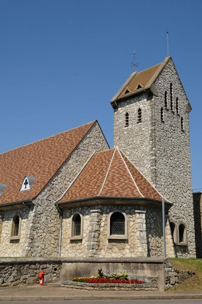 Yvelines, a igreja de Guitrancourt — Fotografia de Stock