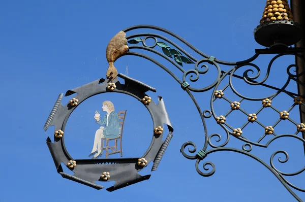 Old sign shop in Kaysersberg in Alsace — Stock Photo, Image