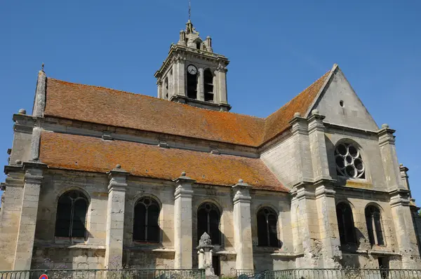 Ile de France, a antiga igreja de Epiais Rhus — Fotografia de Stock