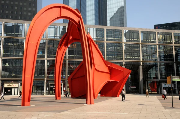 Francia, edificio moderno en el barrio de La Defense — Foto de Stock