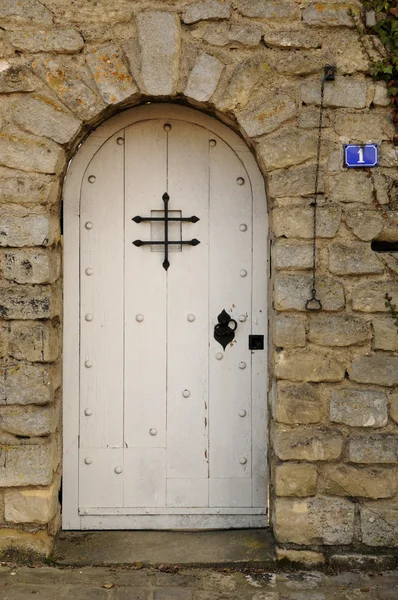 France, une vieille porte aux Yvelines — Photo