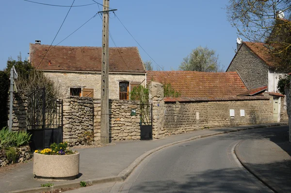 Francia, il villaggio di Chapet a Les Yvelines — Foto Stock