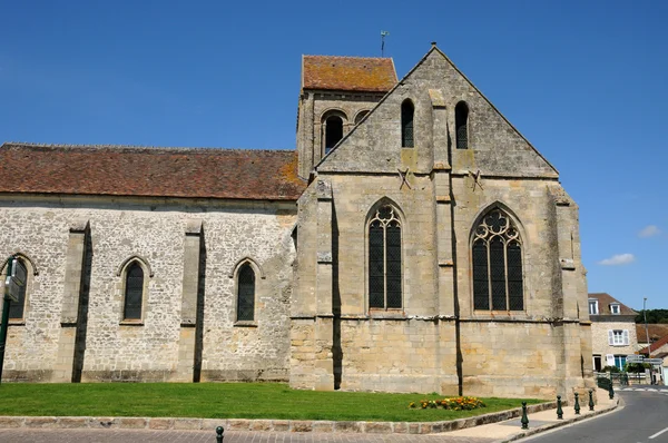 Frankrike, den gamla kyrkan av seraincourt — Stockfoto