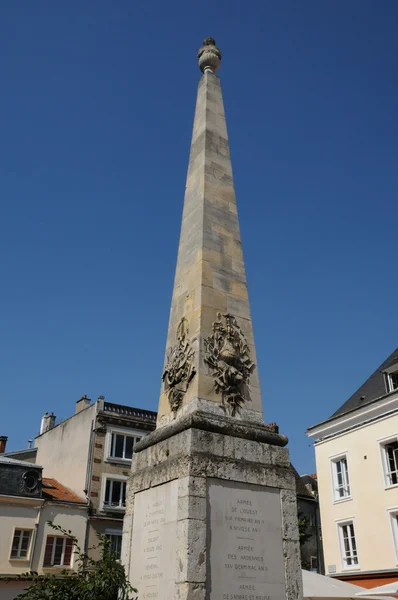 Miejsce marceau w chartres, w departamencie eure et loir — Zdjęcie stockowe