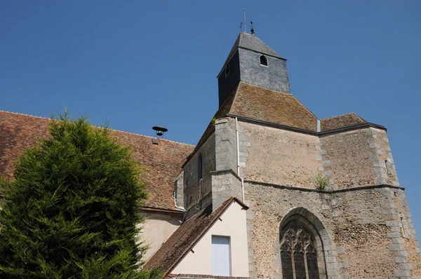 A igreja de Jouy em Eure et Loir — Fotografia de Stock