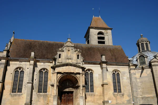 Ile de france, den gamla kyrkan av marines — Stockfoto