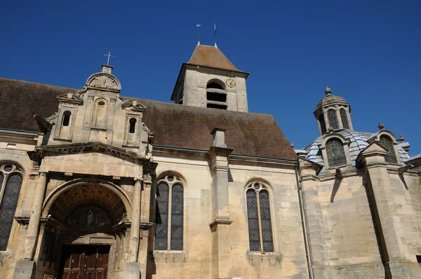 Ile de france, den gamla kyrkan av marines — Stockfoto