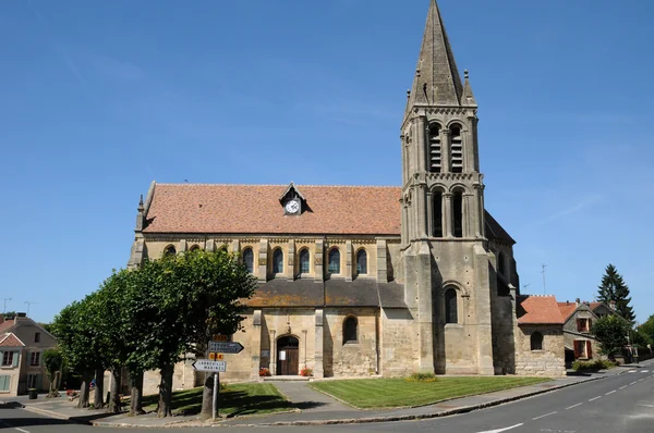 Die alte kirche von nesles la vallee — Stockfoto