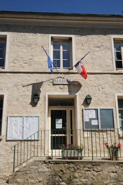 Frankreich, das Rathaus von labbeville — Stockfoto