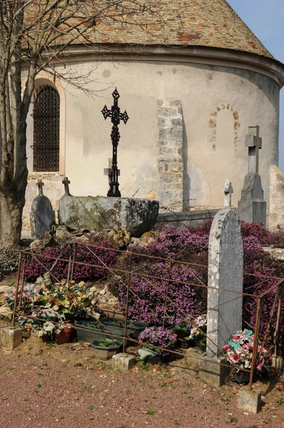 France, the church of Bazoches sur Guyonne — Stock Photo, Image