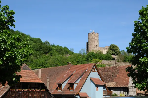 Vesnice kaysersberg v Alsasku — Stock fotografie