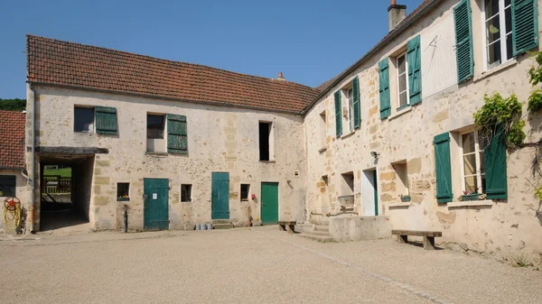 Francie, ecancourt farmu v jouy le moutier val d oise — Stock fotografie