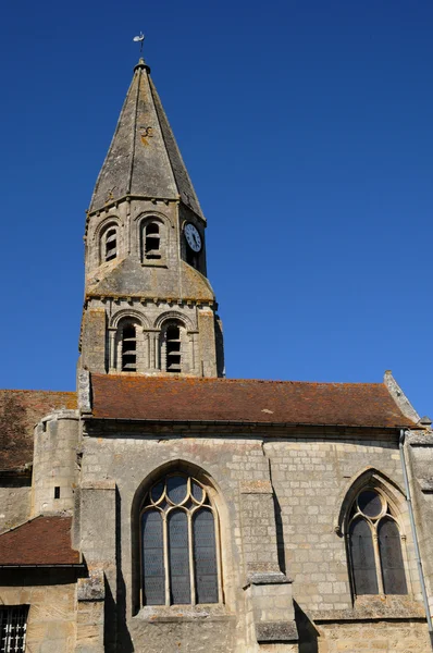 Saint etienne kyrkan av bouconvillers i picardie — Stockfoto