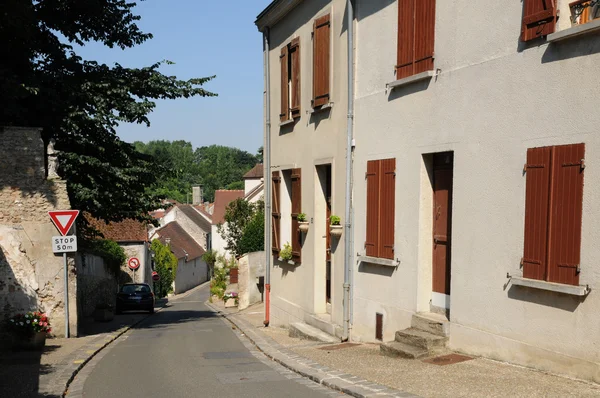 The village of in les Yvelines Evecquemont — Stock Photo, Image