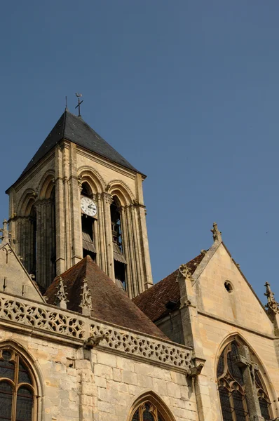Die Notre-Dame-Kirche von Vetheuil — Stockfoto